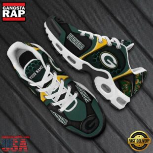 Green Bay Packers Tn Shoes Personalized Your Name, Football Team Shoes