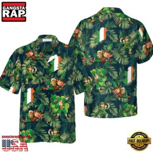 Happy Saint Patrick'S Day Irish Leprechaun Hawaiian Shirt