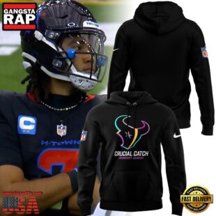 Houston Texans Crucial Catch Intercept Cancer Hoodie