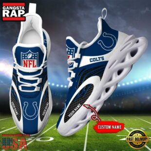 Indianapolis Colts NFL Limited New Design Max Soul Shoes