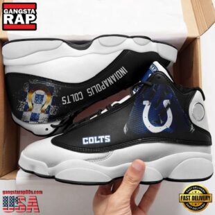 Indianapolis Colts NFL Ver 1 Air Jordan 13 Sneaker - Gift For Fans