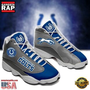 Indianapolis Colts NFL Ver 8 Air Jordan 13 Sneaker - Gift For Fans