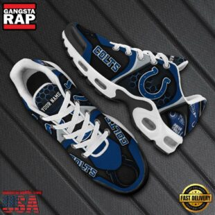 Indianapolis Colts Tn Shoes Personalized Your Name, Football Team Shoes