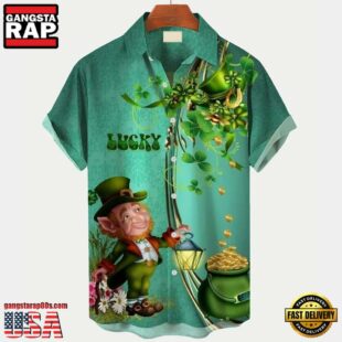 Irish Lucky St. Patrick'S Day Irish Print Mens Hawaiian Shirt