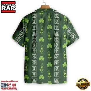 Irish Saint Patrick Day 3D Aloha Hawaii Shirt