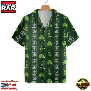 Irish Saint Patrick Day 3D Aloha Hawaii Shirt