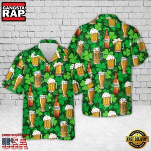 Irish St Patrick'S Day Beer Hawaiian Shirt