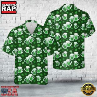 Irish St Patrick'S Day Beer Hawaiian Shirt