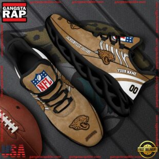 Jacksonville Jaguars NFL Clunky Shoes For Fans Custom Name And Number