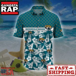 Jacksonville Jaguars NFL Palm Leaves Hawaiian Shirt