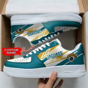 Jacksonville Jaguars NFL Personalized Air Force 1 Shoes