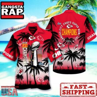 Kansas City Chiefs Palm Tree Hawaiian Shirt and Short