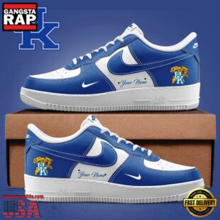 Kentucky Wildcats Logo Team Custom Air Force 1 Shoes