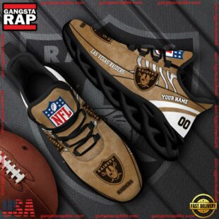 Las Vegas Raiders NFL Clunky Shoes For Fans Custom Name And Number