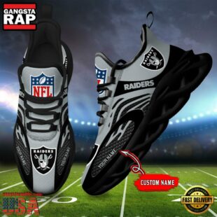 Las Vegas Raiders NFL Limited New Design Max Soul Shoes