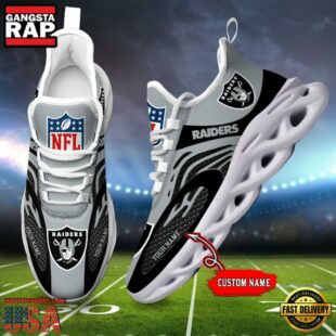 Las Vegas Raiders NFL Limited New Design Max Soul Shoes