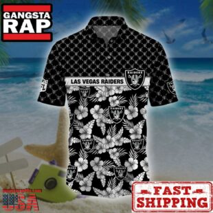 Las Vegas Raiders NFL Palm Leaves Hawaiian Shirt