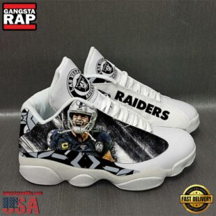 Las Vegas Raiders NFL Ver 5 Air Jordan 13 Sneaker - Gift For Fans