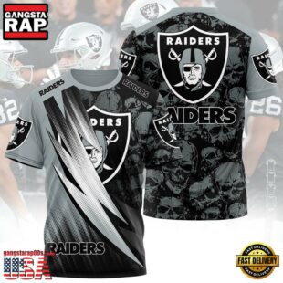 Las Vegas Raiders Team All Over Print T-Shirt For Fans