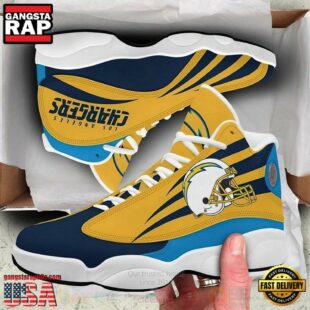 Los Angeles Chargers Football NFL Air Jordan 13 Shoes - Gift For Fans