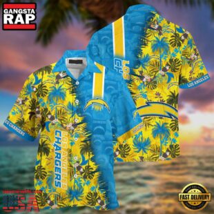 Los Angeles Chargers NFL Football Summer Hawaiian Shirt