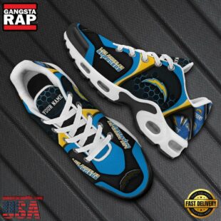 Los Angeles Chargers Tn Shoes Personalized Your Name, Football Team Shoes