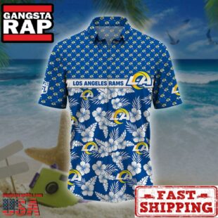 Los Angeles Rams NFL Palm Leaves Hawaiian Shirt