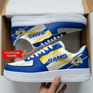 Los Angeles Rams NFL Personalized Air Force 1 Shoes