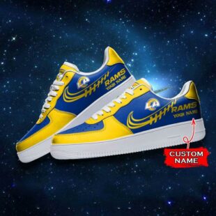 Los Angeles Rams NFL Personalized Air Force Sneaker