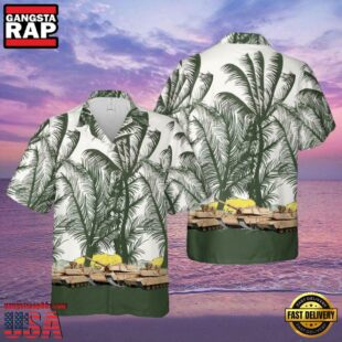 M1 Abrams Tank Us Army Hawaiian Shirt