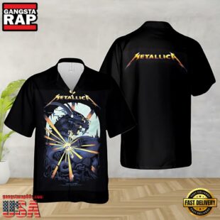 Metallica M72 Vienna At Racino Ebreichsdorf Short Sleeve Aloha Shirt