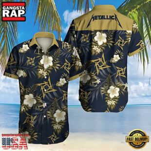 Metallica Metal Up Your Aloha Short Sleeve Aloha Shirt