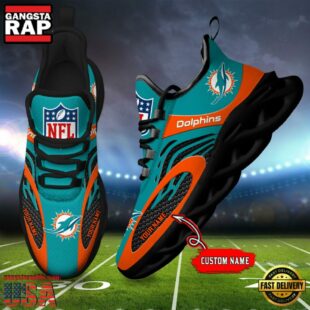 Miami Dolphins NFL Limited New Design Max Soul Shoes