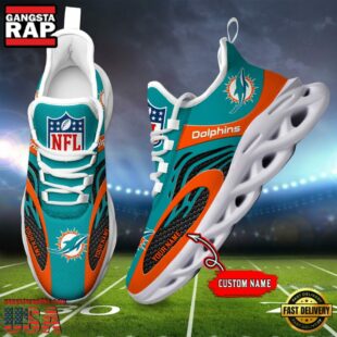 Miami Dolphins NFL Limited New Design Max Soul Shoes