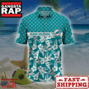 Miami Dolphins NFL Palm Leaves Hawaiian Shirt