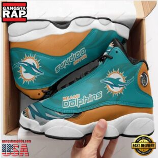 Miami Dolphins NFL Ver 4 Air Jordan 13 Sneaker - Gift For Fans