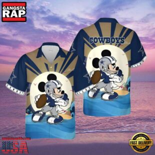 Mickey Dallas Cowboys Hawaiian Shirt