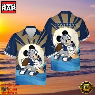 Mickey Dallas Cowboys Hawaiian Shirt