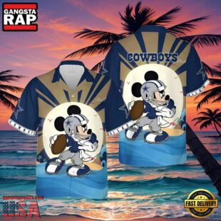 Mickey Dallas Cowboys Hawaiian Shirt