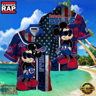 Mickey Mouse Buffalo Bills Hawaiian Shirt