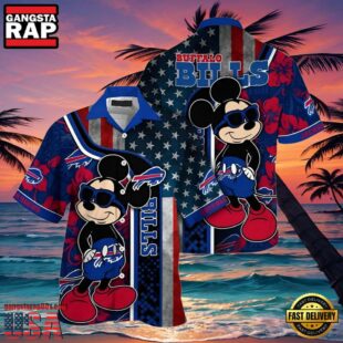 Mickey Mouse Buffalo Bills Hawaiian Shirt