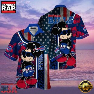 Mickey Mouse Buffalo Bills Hawaiian Shirt