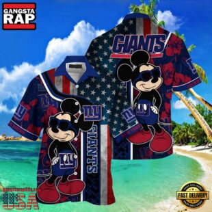 Mickey Mouse Giants Hawaiian Shirts