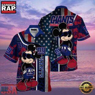 Mickey Mouse Giants Hawaiian Shirts