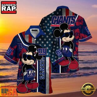 Mickey Mouse Giants Hawaiian Shirts