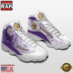 Minnesota Vikings NFL Air Jordan 13 Shoes - Gift For Fans