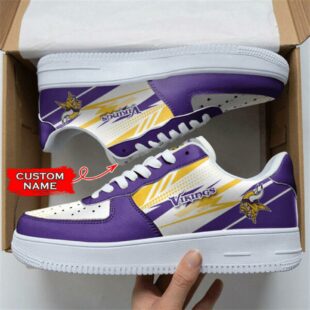 Minnesota Vikings NFL Personalized Air Force 1 Shoes