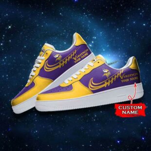 Minnesota Vikings NFL Personalized Air Force Sneaker