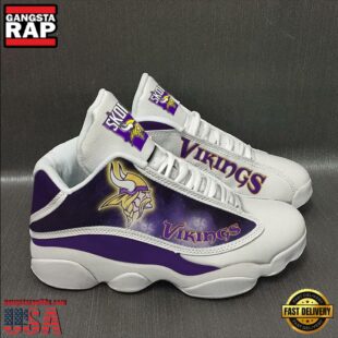 Minnesota Vikings NFL Ver 1 Air Jordan 13 Sneaker - Gift For Fans