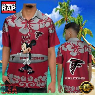 Minnie Mouse Atlanta Falcons Hawaiian Shirt